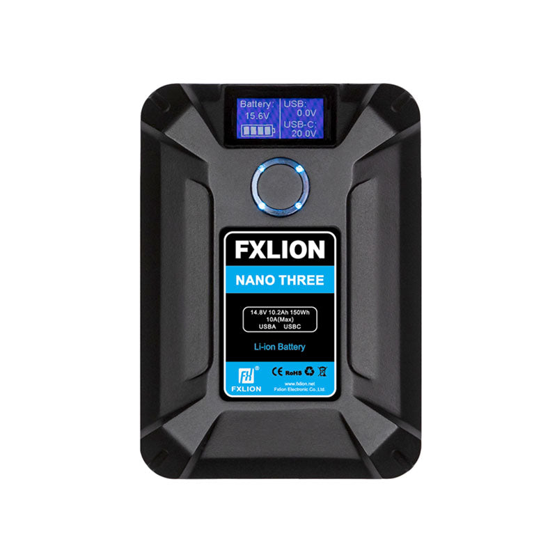 FXLion Nano Three – 14.8V / 150Wh V-Mount Battery