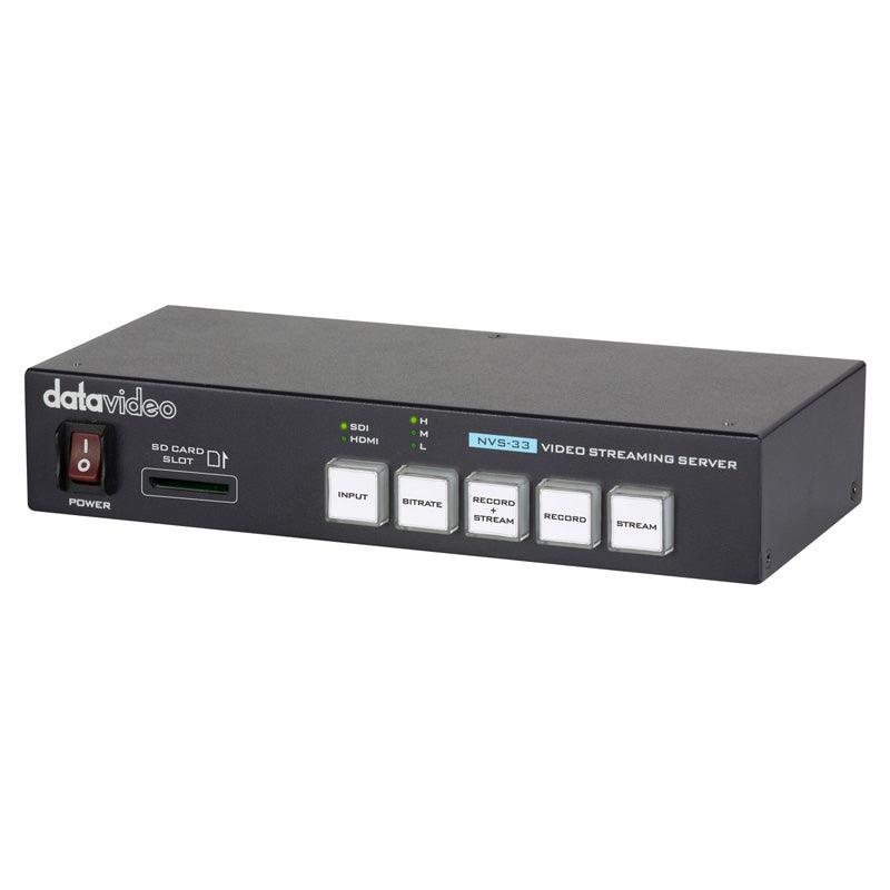 Datavideo NVS-33 H.264 Video Streaming Encoder and MP4 Recorder