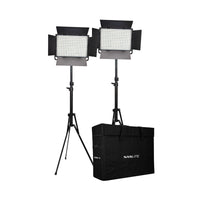 Nanlite 1200-CSA bi-color dual kit (w/ case & light stand)