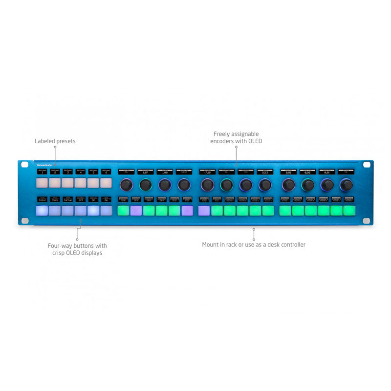 Skaarhoj Rack Control Duo w/Blue Pill Inside