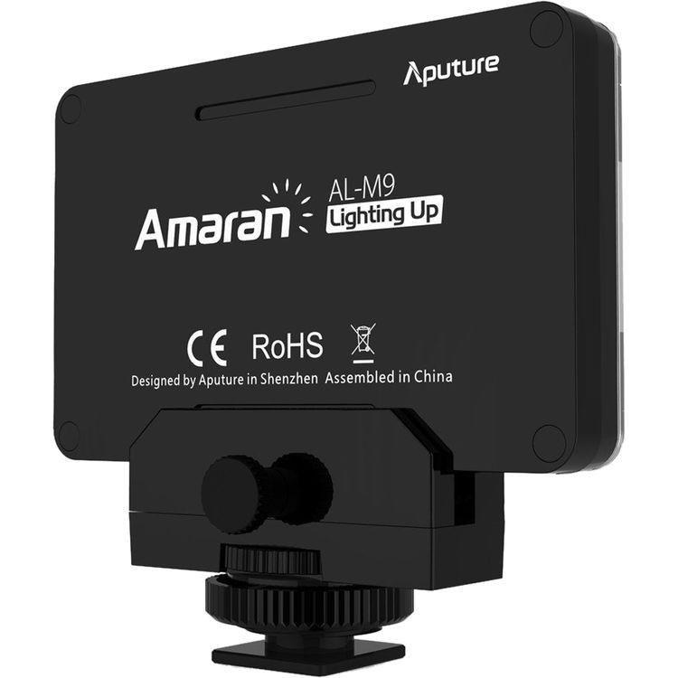 Aputure AL-M9 Daylight-Balanced On-Camera LED Lamp in Zakformaat