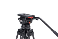 Camgear V20S Carbon Fiber Tripod Systeem met Ground Spreader