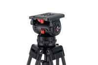 Camgear V20S Carbon Fiber Tripod Systeem met Ground Spreader