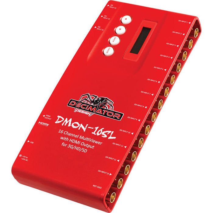 Decimator DMON-16SL 16-Kanaals SDI Multiviewer