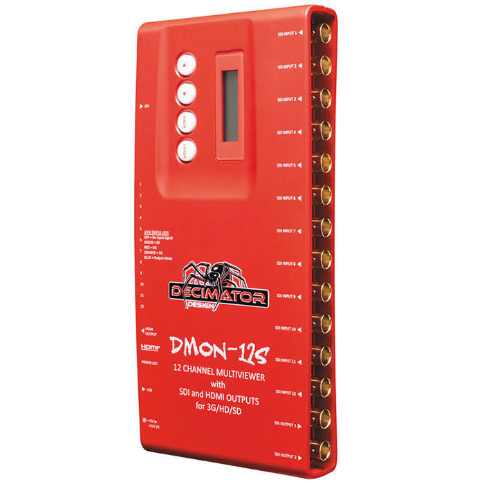Decimator DMON-12S 12-Kanaals Multiviewer