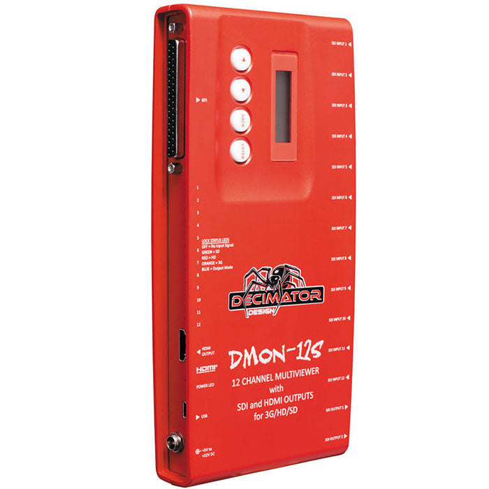 Decimator DMON-12S 12-Kanaals Multiviewer