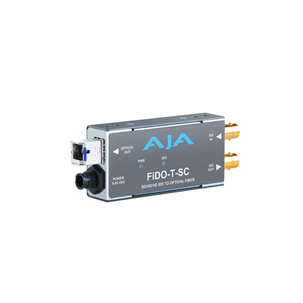 AJA FiDO-T-SC 1-Channel 3G-SDI to Single-Mode SC Fiber Transmitter