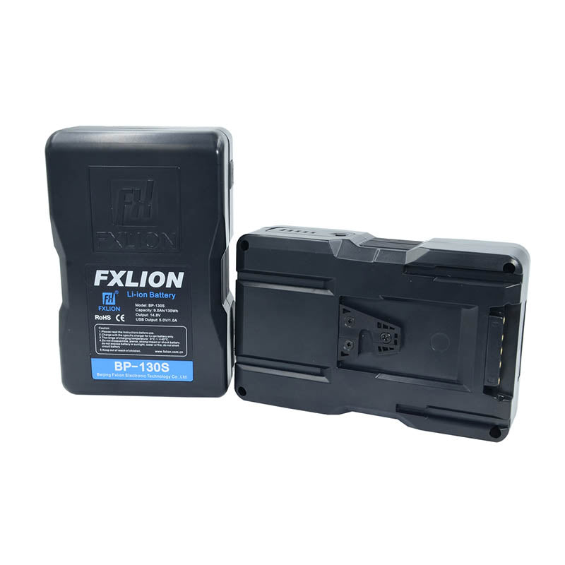 FXLion BP-130S 130Wh Cool Black Battery – 14.8V / V-Mount Battery