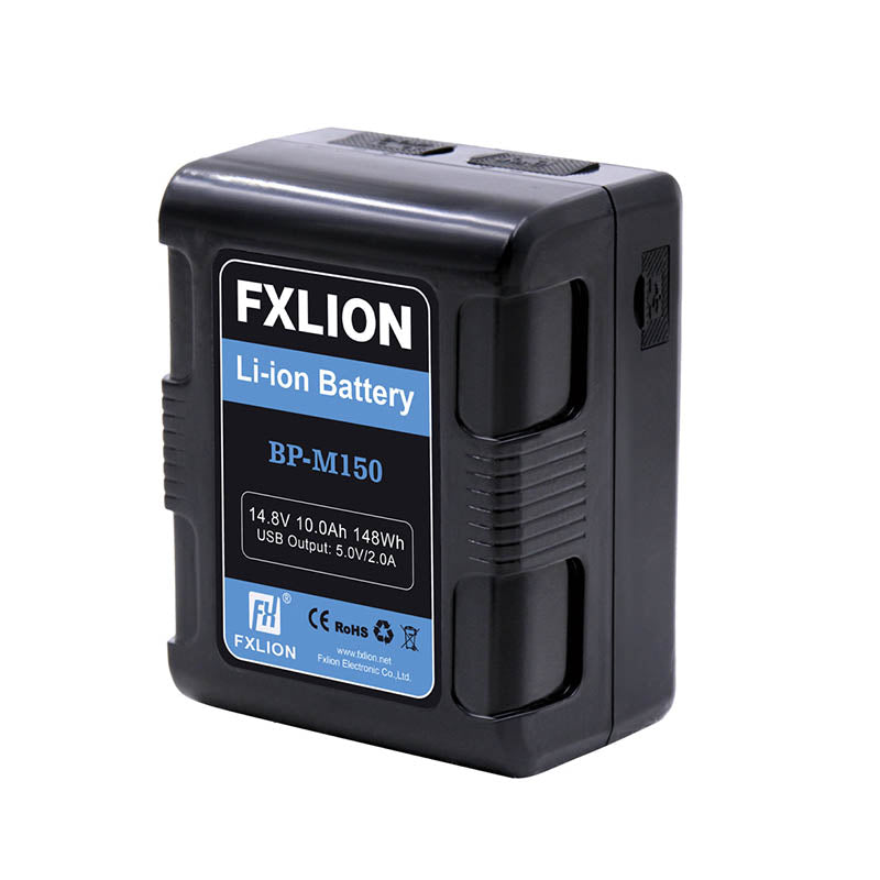 FXLion BP-M150 Square V-mount Batterij (14.8V/10.0Ah/148Wh)