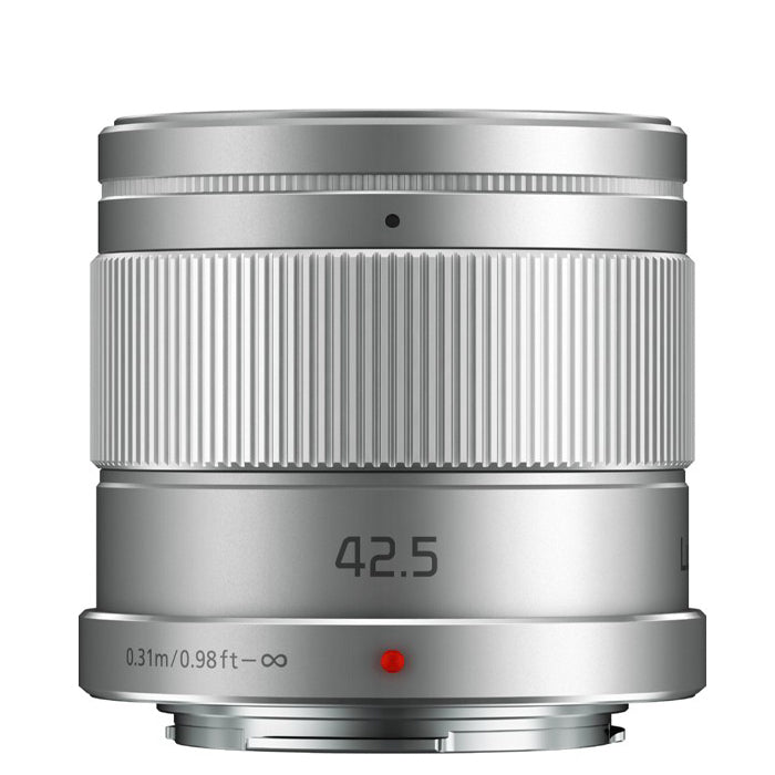 Panasonic H-HS043E-S Lumix G 42.5mm / f1.7 Silver Lens