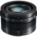 Panasonic H-X015E-K Leica DG Summilux 15mm / f1.7 Black Lens
