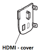 Sony PXW-Z150 HDMI afdekkapje - cover