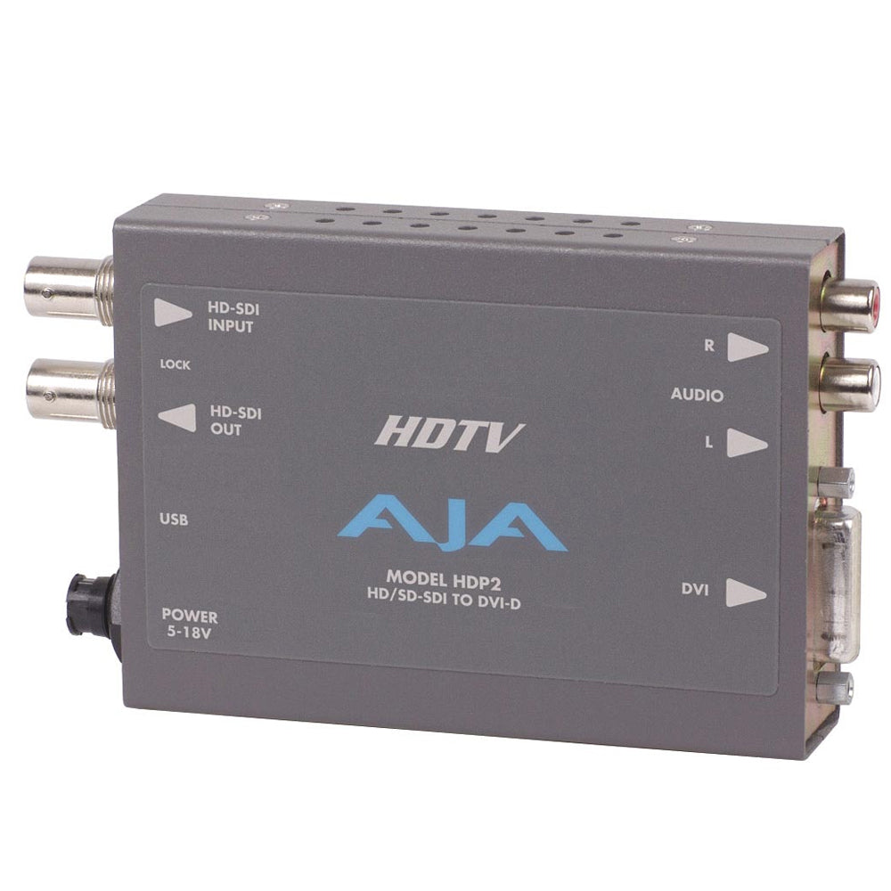 AJA HDP3, 3G-SDI to DVI-D and Audio Converter