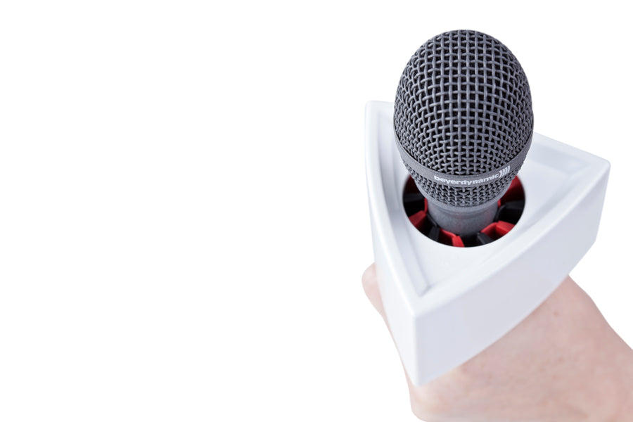 Rycote Triangular White Mic Flag