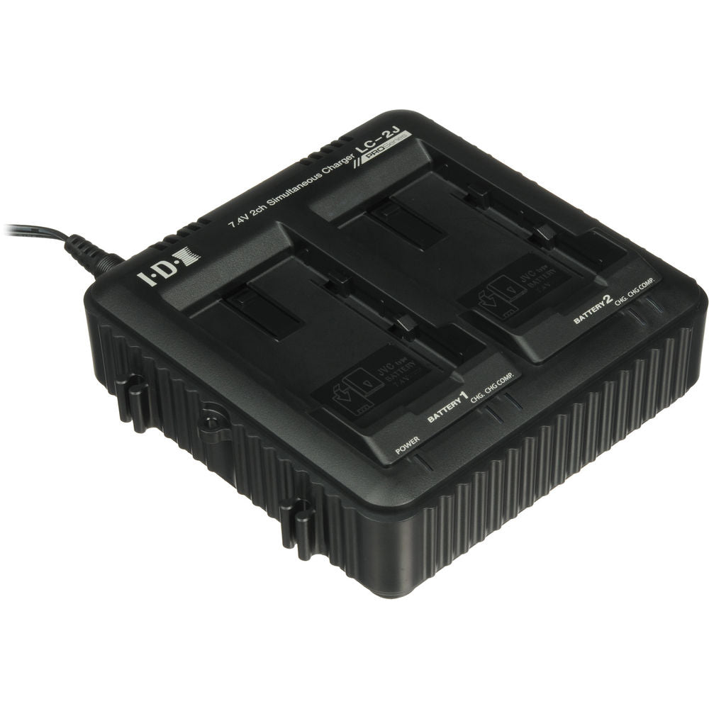 IDX LC-2J Dual Acculader voor JVC Batterijen