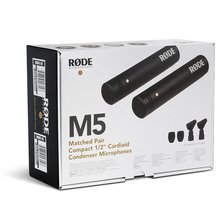 Rode M5 Compact Condenser Microphone (Matched Pair)