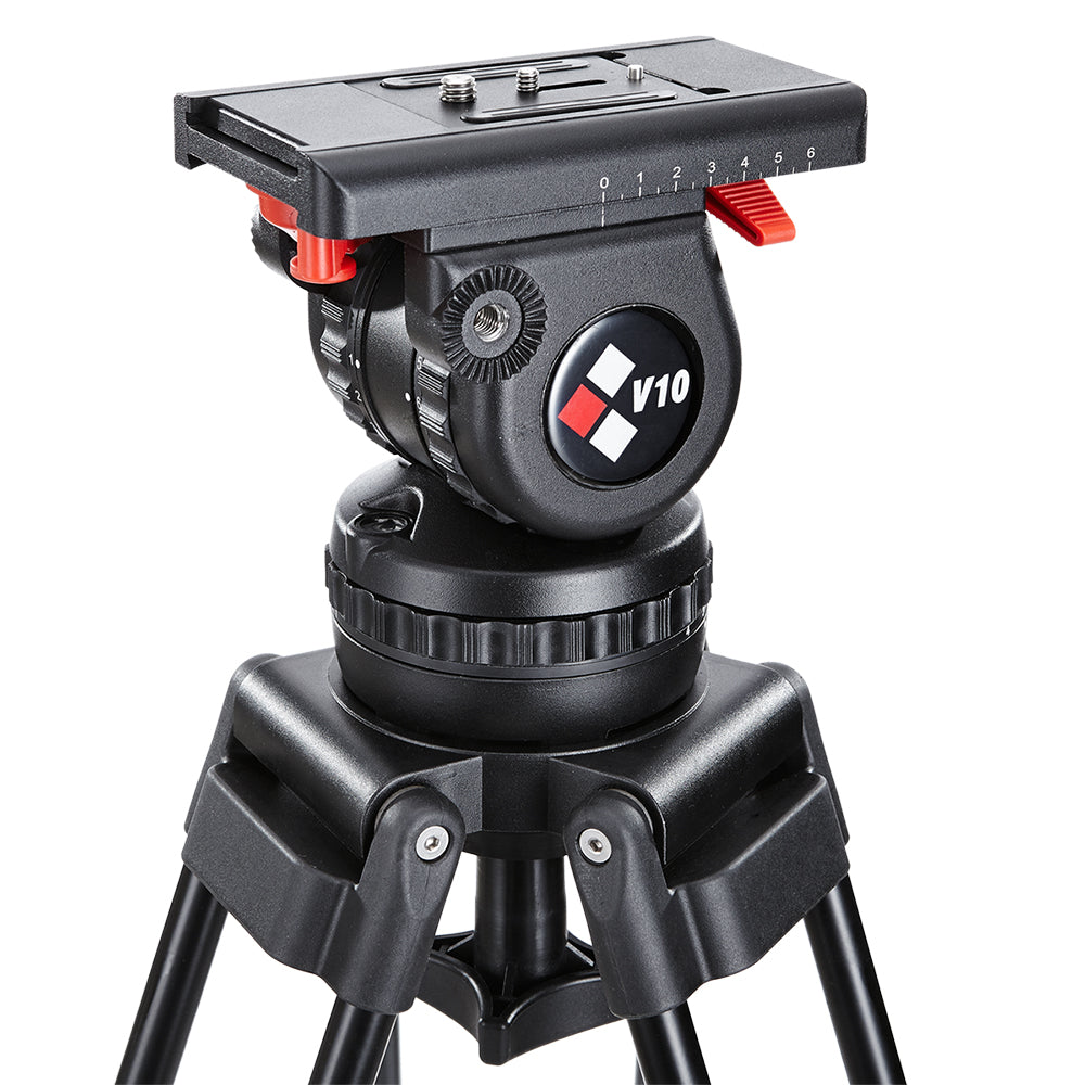 Camgear V10 Aluminium Tripod Systeem met Ground Spreader