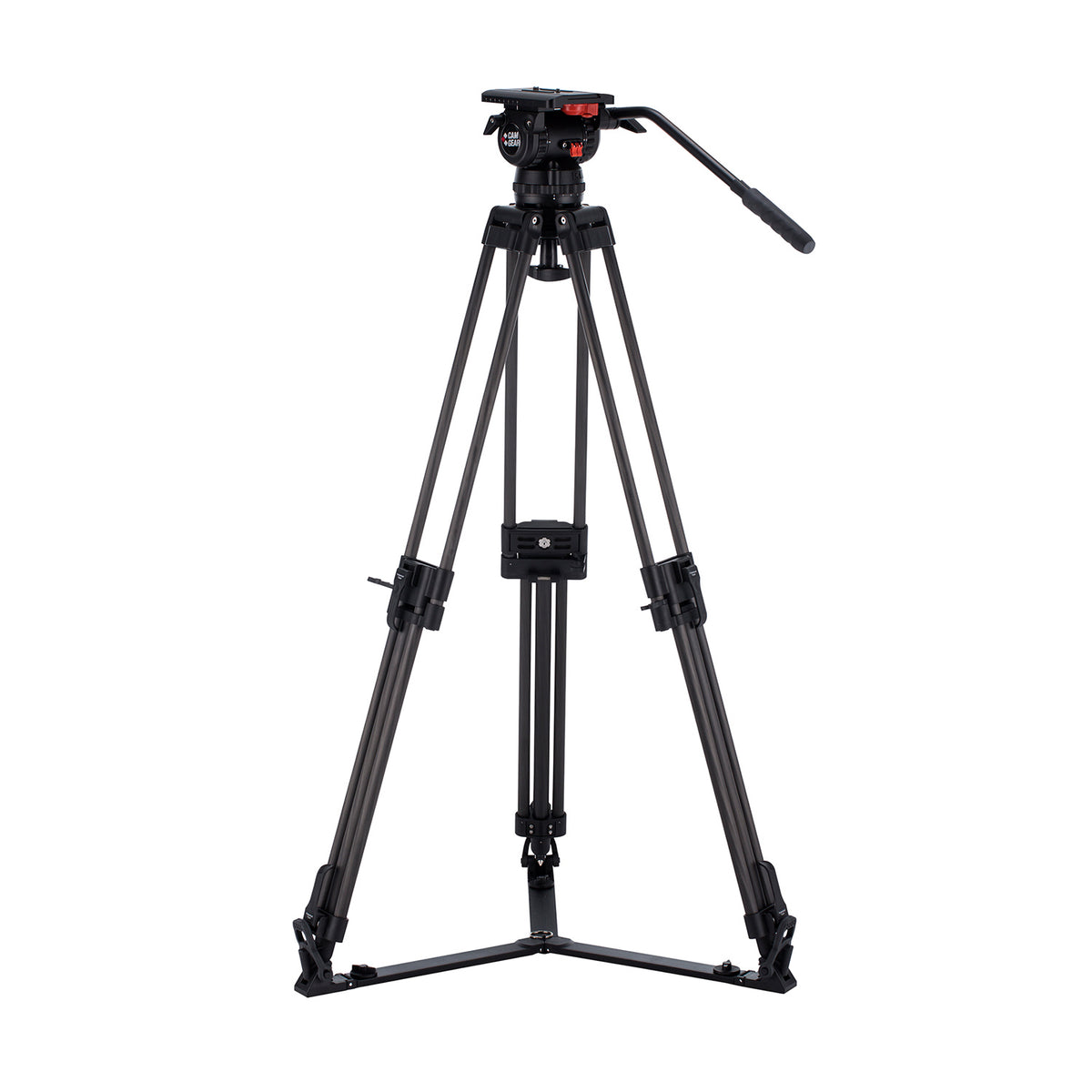 Camgear V20S Carbon Fiber Tripod Systeem met Ground Spreader